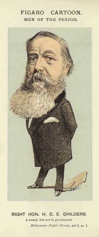 Ritratto di H C E Childers da Faustin