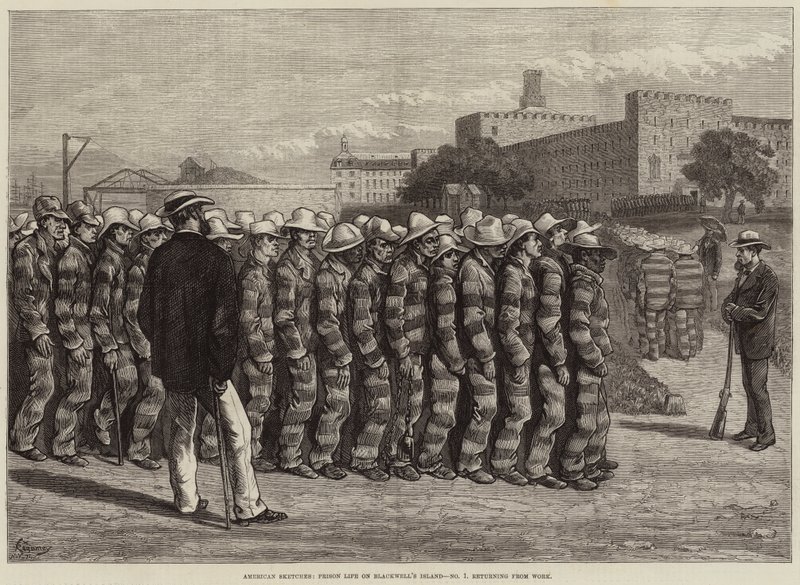 Schizzi americani, vita carceraria sull