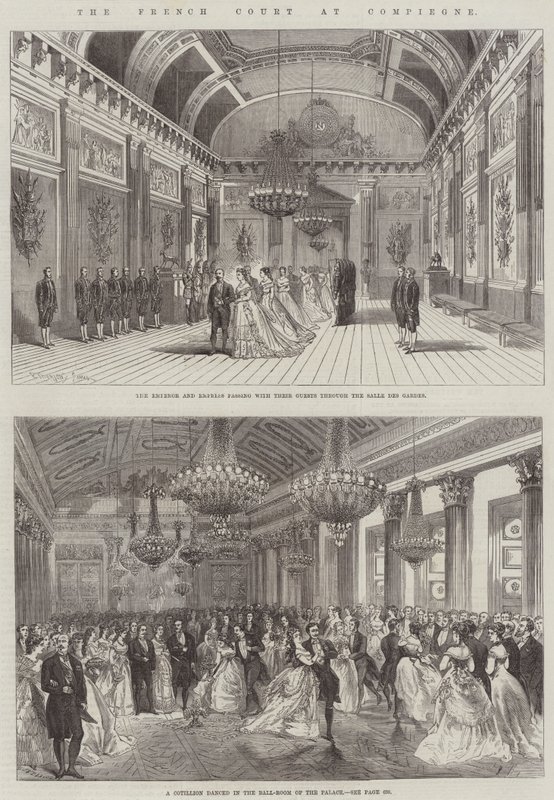 La corte francese a Compiègne da Felix Thorigny