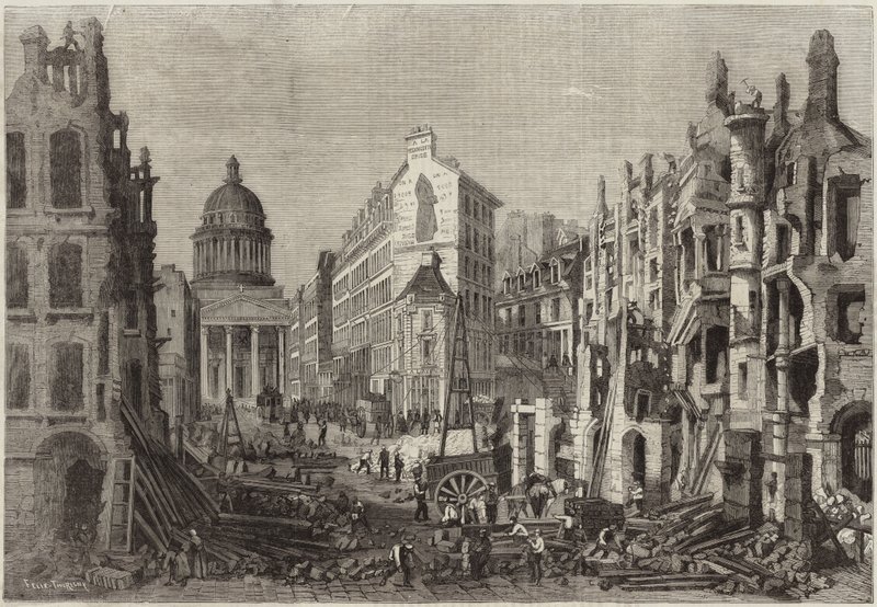 Demolizioni a Parigi da Felix Thorigny
