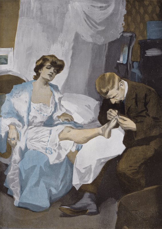 Pedicure da Ferdinand von Reznicek