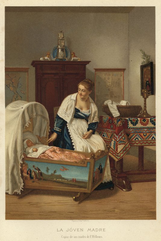La giovane madre da Florent Willems
