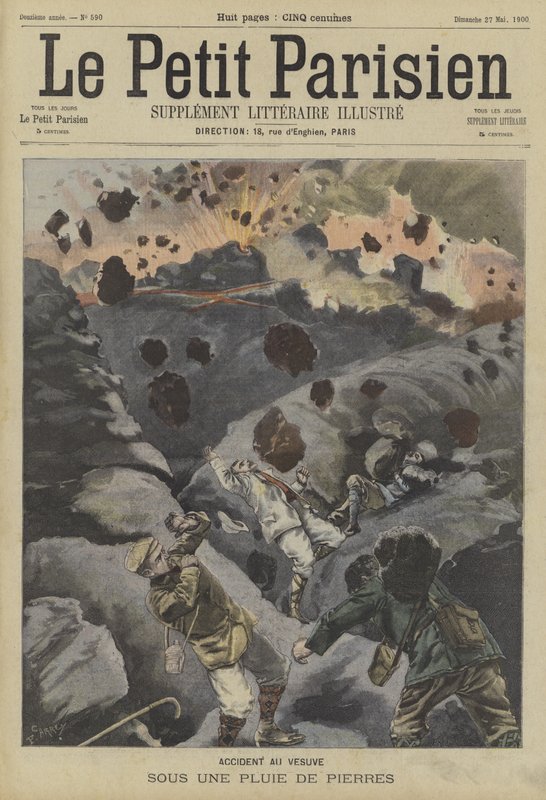 Eruzione del Vesuvio da Fortune Louis Meaulle