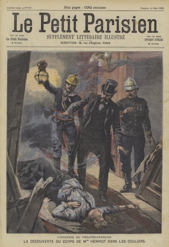 Incendio al Théâtre-Français, Parigi da Fortune Louis Meaulle