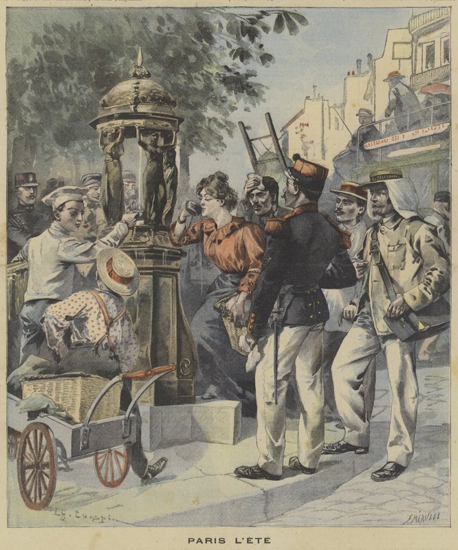 Parigi in estate da Fortune Louis Meaulle