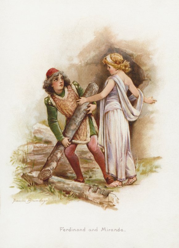 Ferdinando e Miranda da Frances Brundage