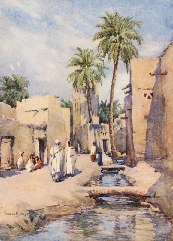 Una strada di villaggio, Biskra da Frances Nesbitt
