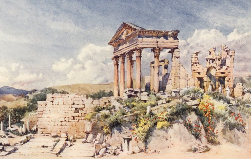 Tempio di Celestis, Dougga da Frances Nesbitt
