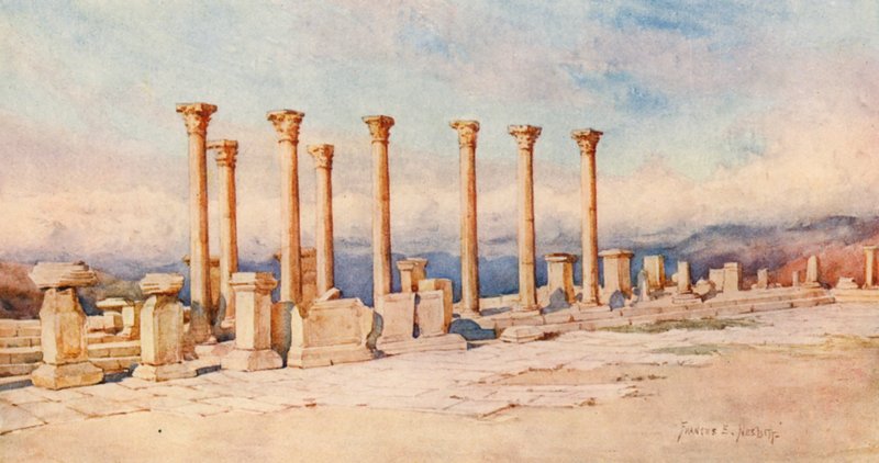 Il Foro, Timgad da Frances Nesbitt