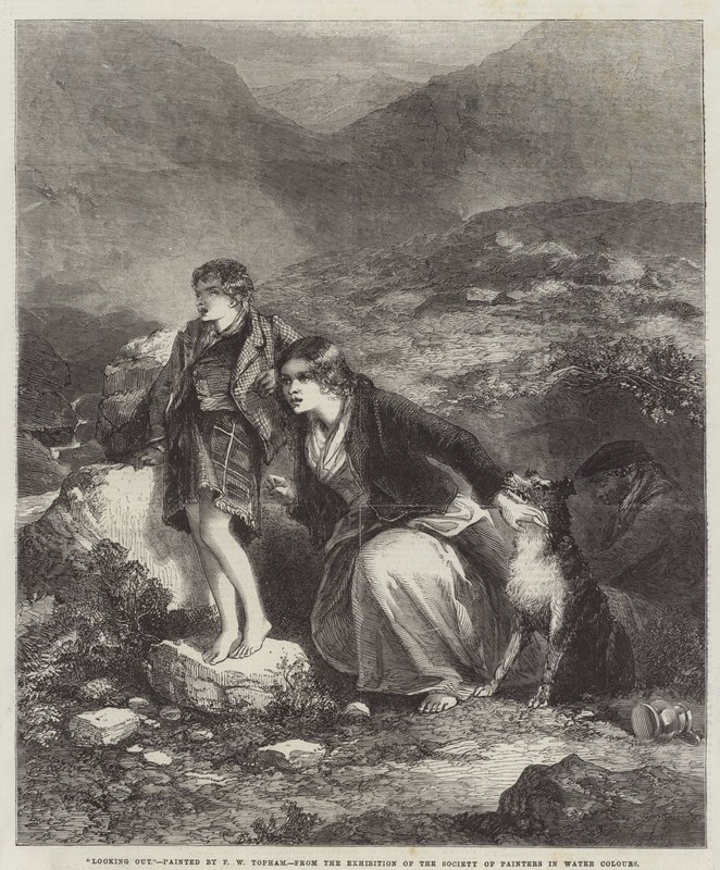 Guardando fuori da Francis William Topham