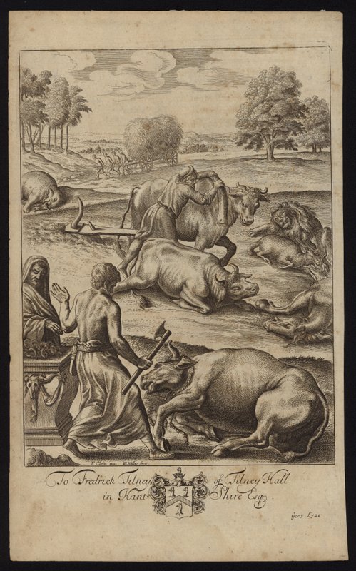 Peste bovina da Francis Cleyn