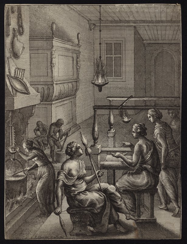 Donne al lavoro da Francis Cleyn