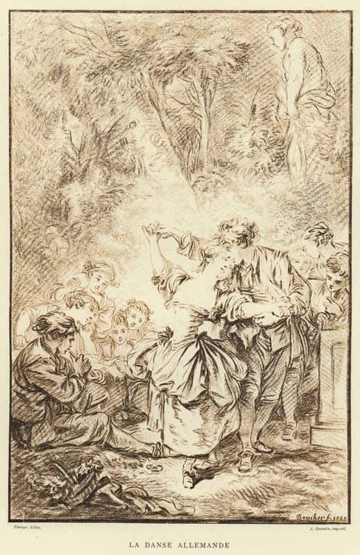 La danza tedesca da Francois (after) Boucher