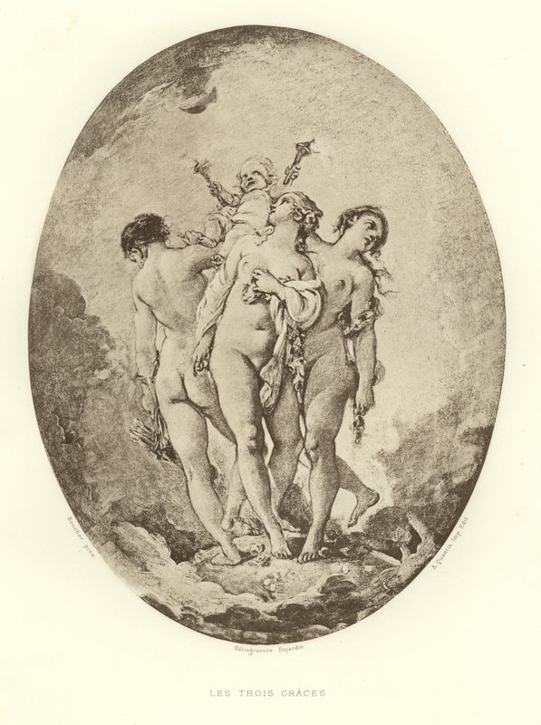 Le tre Grazie da Francois (after) Boucher