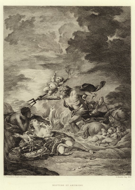 Nettuno e Amimone da Francois (after) Boucher