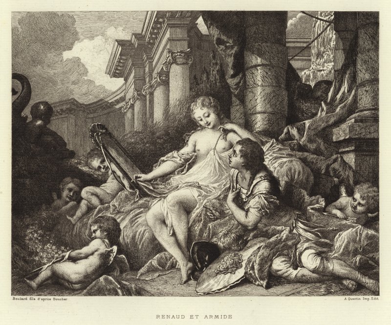 Renaud et Armide da Francois (after) Boucher
