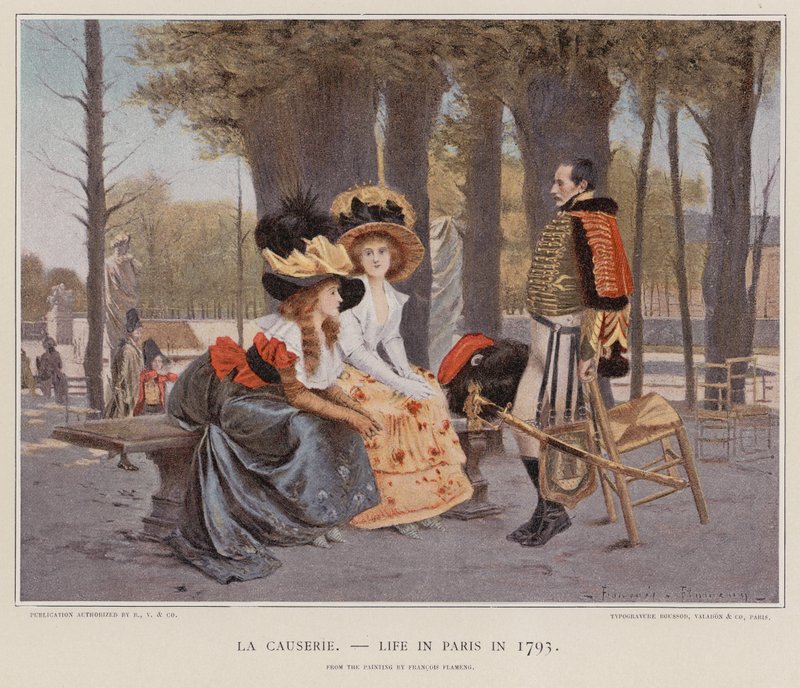 La Causerie da Francois Flameng
