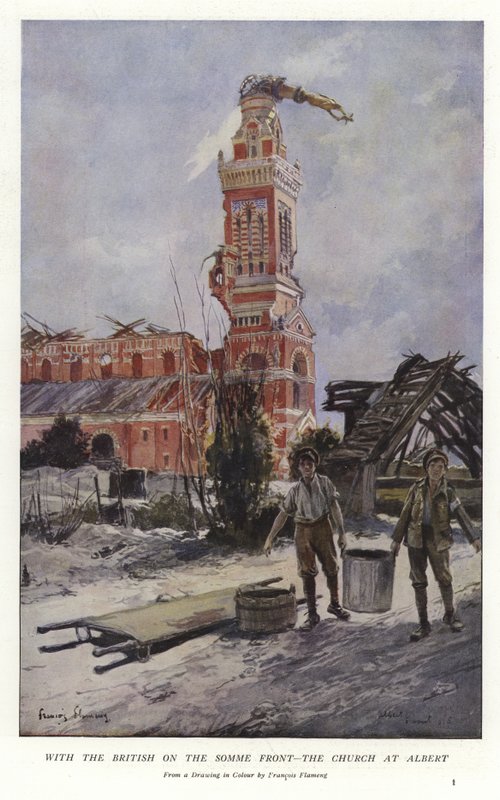 Con i britannici sul fronte della Somme da Francois Flameng