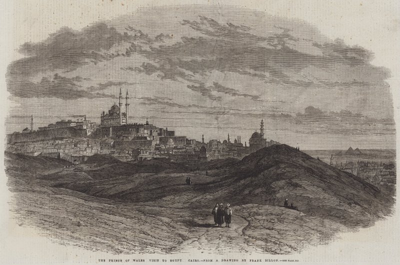 La visita del Principe di Galles in Egitto, Il Cairo da Frank Dillon