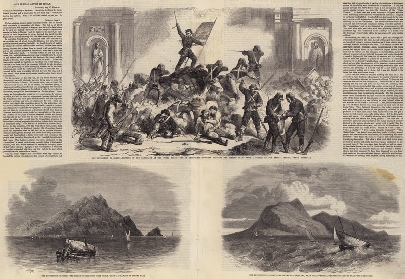 La rivoluzione in Sicilia da Frank Vizetelly