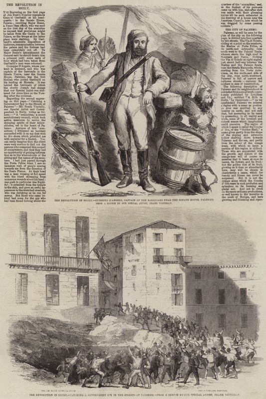 La rivoluzione in Sicilia da Frank Vizetelly