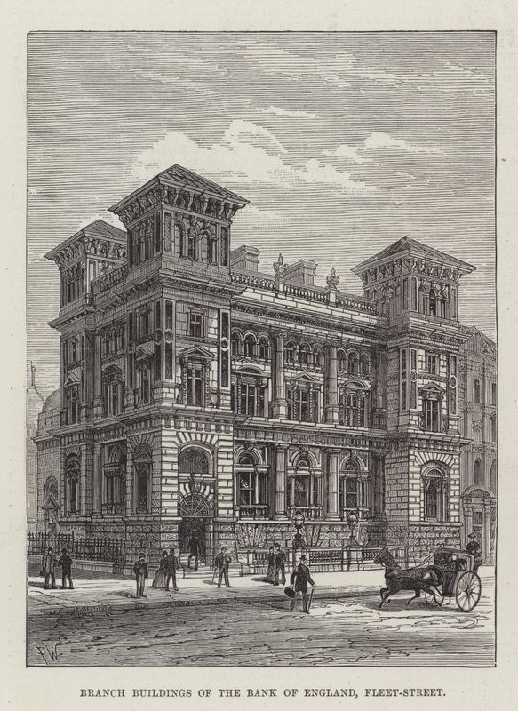 Edifici della filiale della Banca d