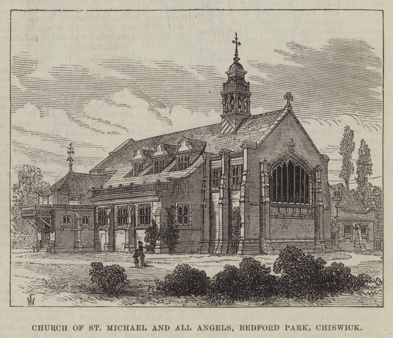Chiesa di San Michele e Tutti gli Angeli, Bedford Park, Chiswick da Frank Watkins
