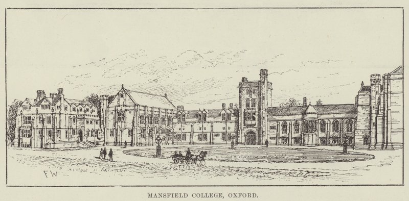 Mansfield College, Oxford da Frank Watkins