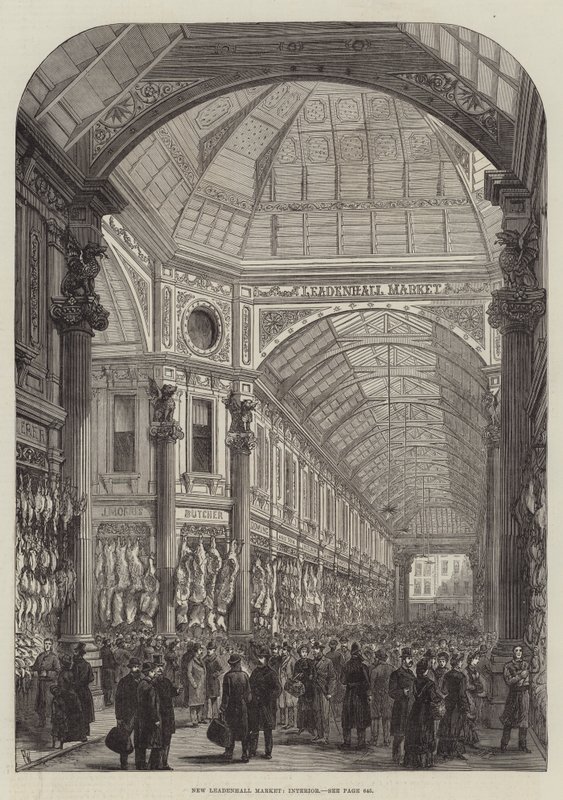 Nuovo mercato di Leadenhall, interno da Frank Watkins