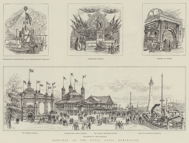 Schizzi alla Royal Naval Exhibition da Frank Watkins