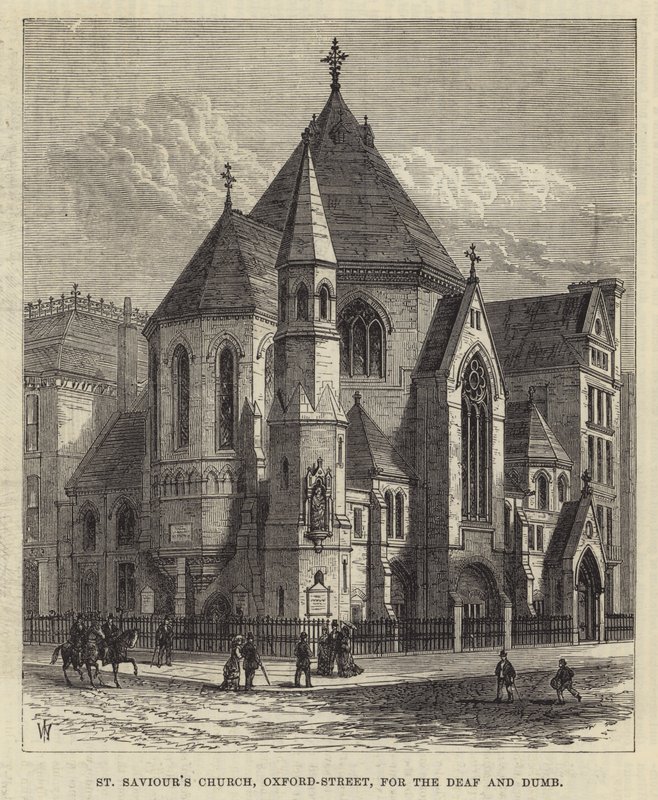 Chiesa di San Salvatore, Oxford-Street, per i sordi e muti da Frank Watkins