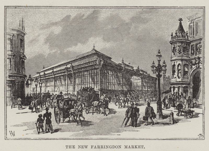 Il nuovo mercato di Farringdon da Frank Watkins