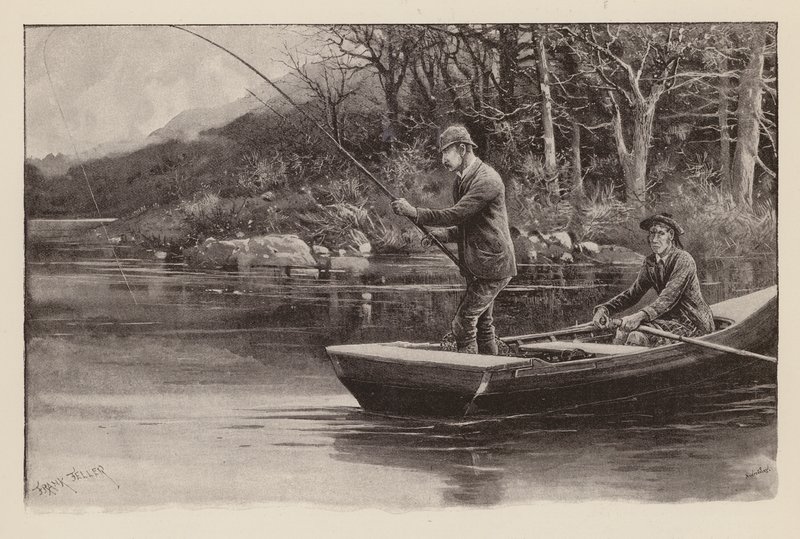 Pesca alla trota da Frank (after) Feller