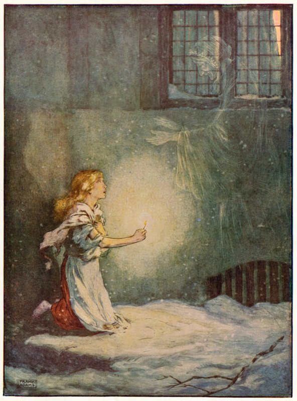 La piccola fiammiferaia da Frank Adams