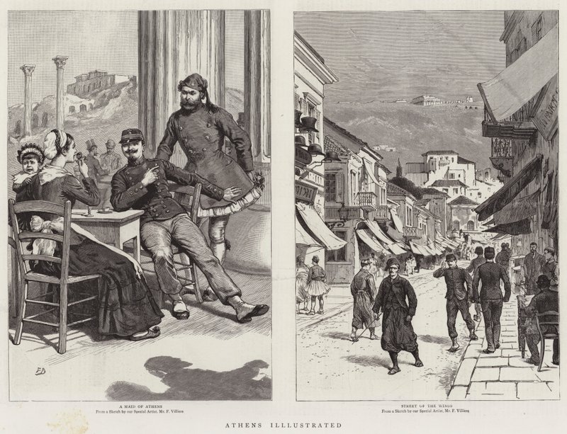 Atene illustrata da Frank Dadd