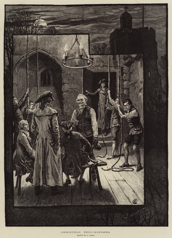 Suonatori di campane di Natale da Frank Dadd