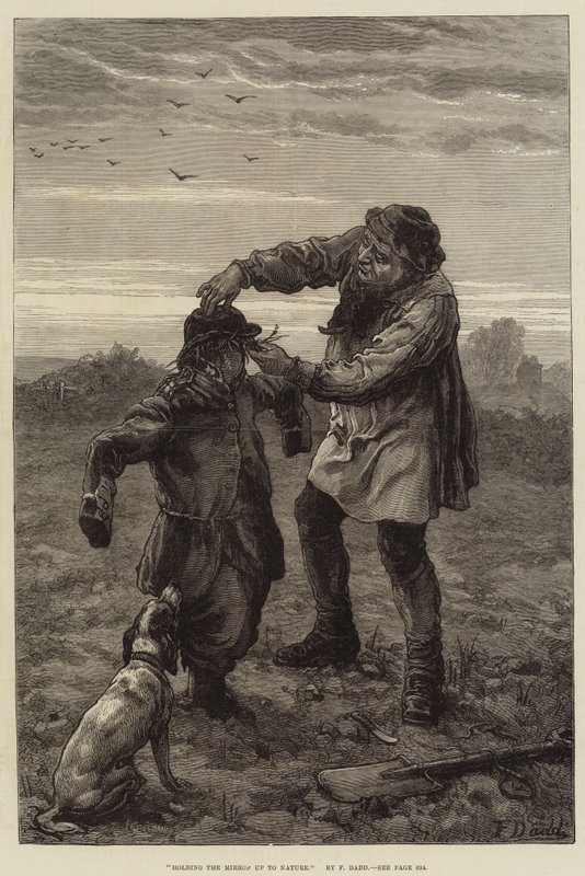 Tenendo lo Specchio alla Natura da Frank Dadd