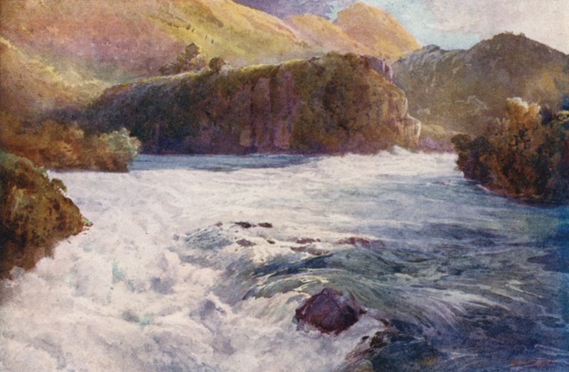 Nuova Zelanda: Le rapide di Aratiatia da Frank H Wright