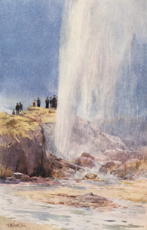 Nuova Zelanda: Geyser di Wairoa da Frank H Wright