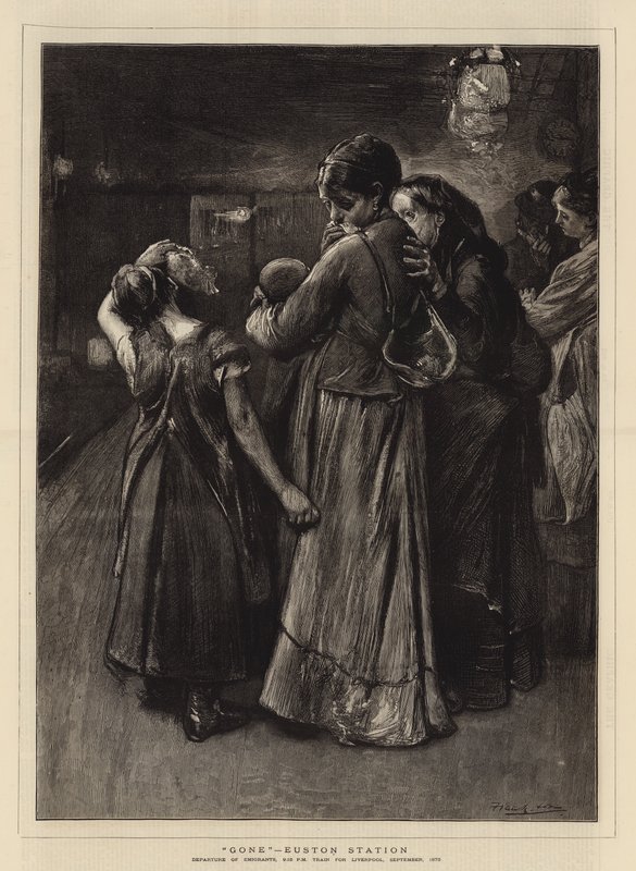 Partito, Stazione di Euston da Frank Holl