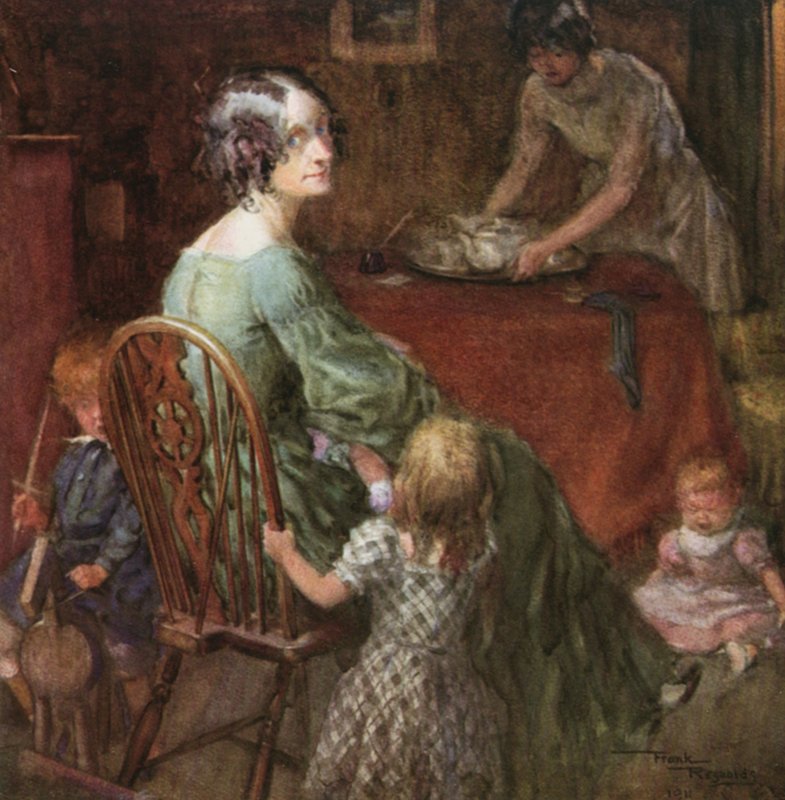 La signora Micawber e famiglia da Frank Reynolds