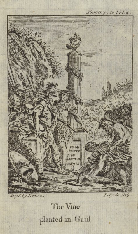 La vite piantata in Gallia da François Boucher