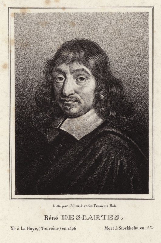 Ritratto di René Descartes da Frans Hals