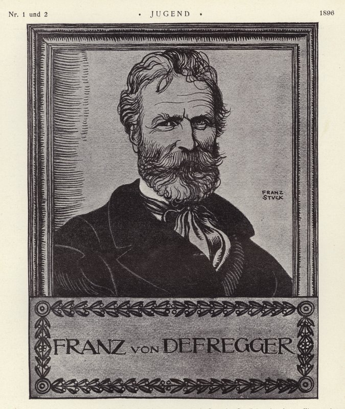 Franz von Defregger, artista austriaco da Franz von Stuck