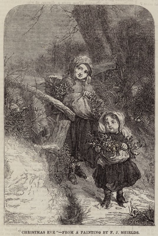 Vigilia di Natale da Frederic James Shields