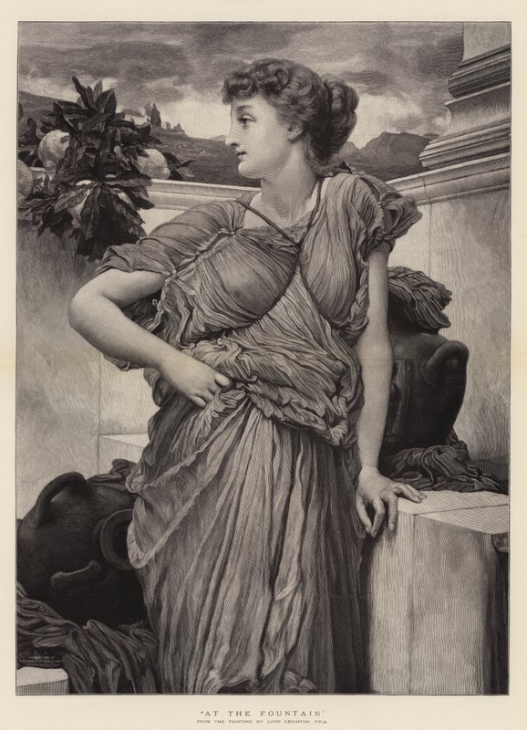 Alla fontana da Frederic Leighton