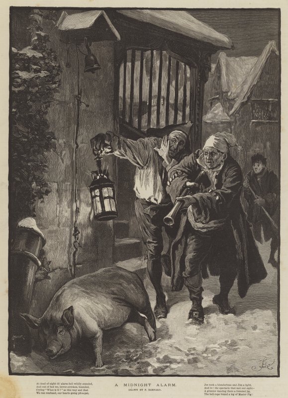 Un allarme di mezzanotte da Frederick Barnard