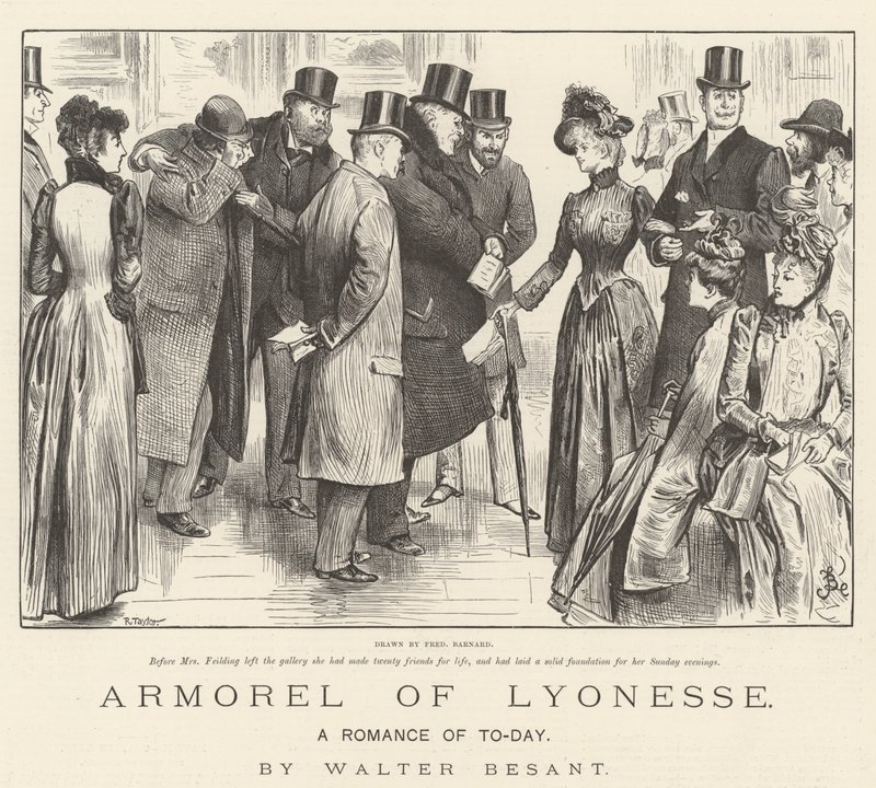 Armorel di Lyonesse, Un Romanzo di Oggi, di Walter Besant da Frederick Barnard