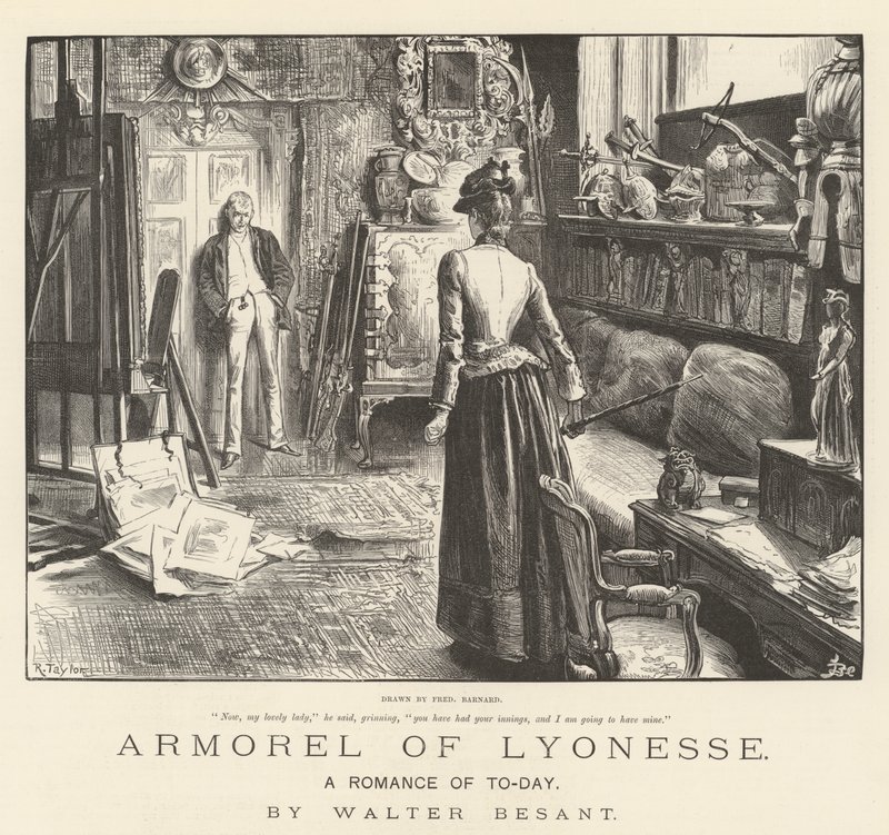Armorel di Lyonesse, un romanzo di oggi, di Walter Besant da Frederick Barnard