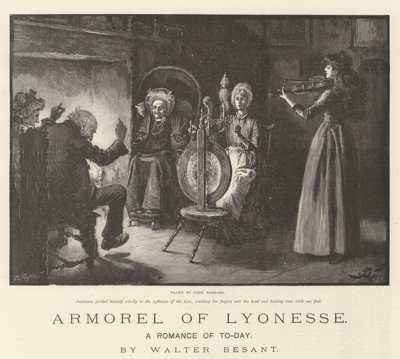 Armorel di Lyonesse, un romanzo di oggi, di Walter Besant da Frederick Barnard